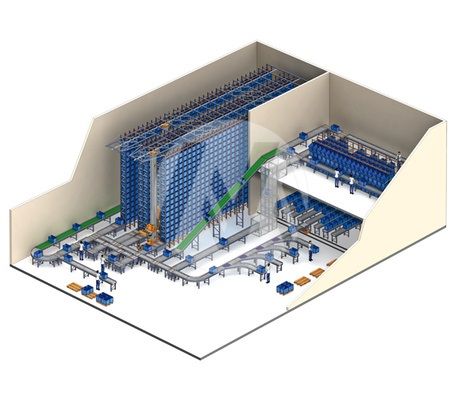 SISTEMAS DE ALMACENAMIENTO COMPLETOS
MECANICOS Y AUTOMATIZADOS
SISTEMAS DE RACKS 
ROBOTS